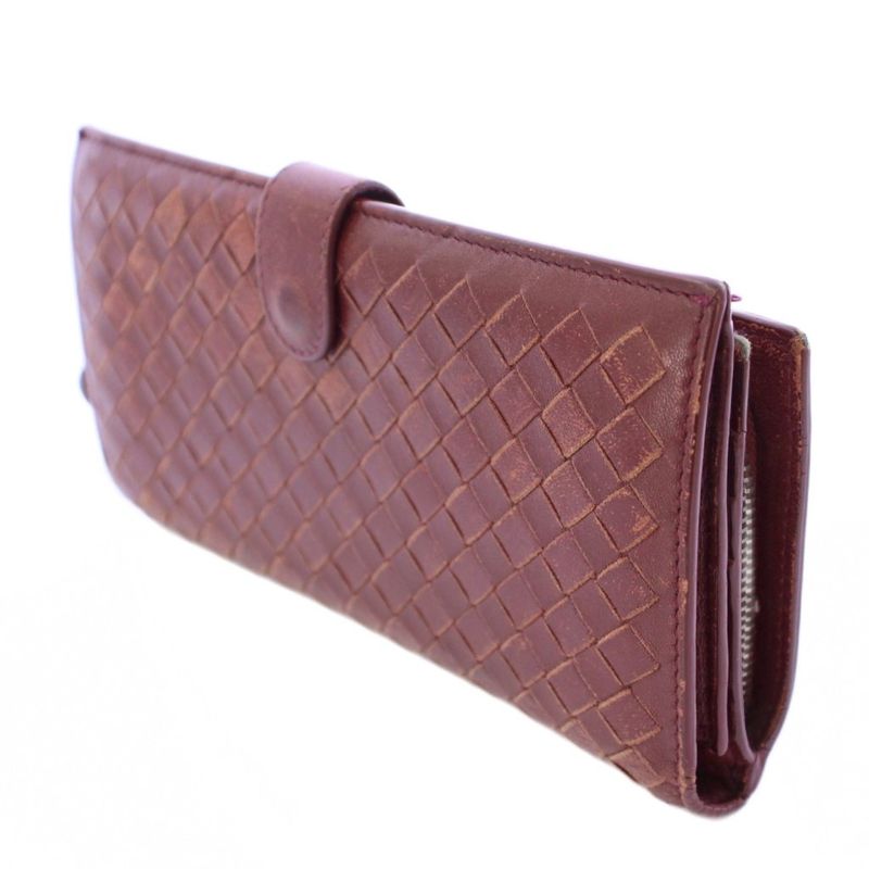 Bottega Veneta Intrecciato Long Wallet Long Wallet Bifold Leather One Color