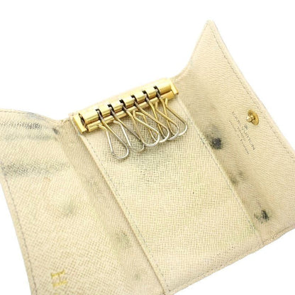 Louis Vuitton Key Case Damier Azure Multicles 6 Rows White N61745 G