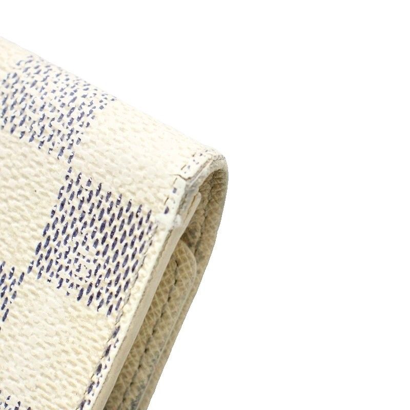 Louis Vuitton Key Case Damier Azure Multicles 6 Rows White N61745 G