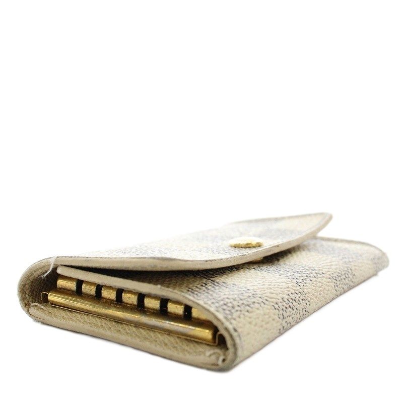 Louis Vuitton Key Case Damier Azure Multicles 6 Rows White N61745 G