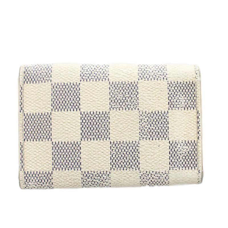 Louis Vuitton Key Case Damier Azure Multicles 6 Rows White N61745 G