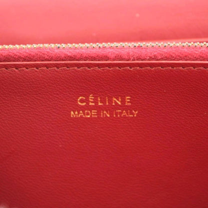 Celine Large Flap Multi-Function Bifold Long Wallet Leather with Coin Purse