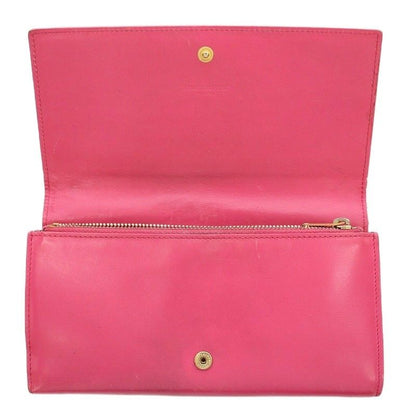 Saint Laurent Paris Long Wallet Bifold Pink 315861 G