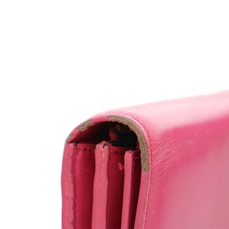 Saint Laurent Paris Long Wallet Bifold Pink 315861 G