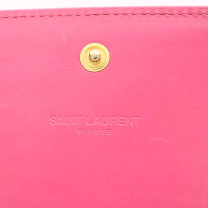 Saint Laurent Paris Long Wallet Bifold Pink 315861 G