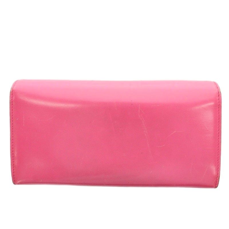 Saint Laurent Paris Long Wallet Bifold Pink 315861 G