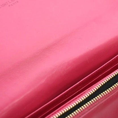 Saint Laurent Paris Long Wallet Bifold Pink 315861 G