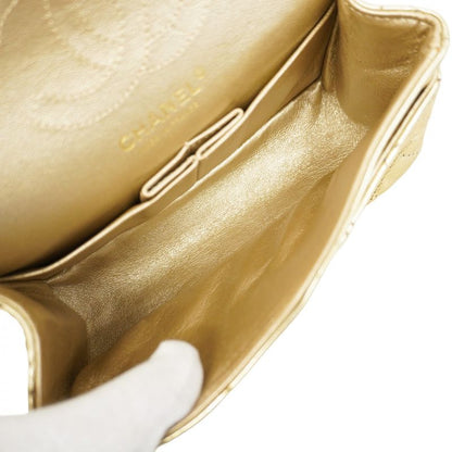 Chanel Shoulder Bag 2.55 Matelasse Leather Gold Hardware Women's