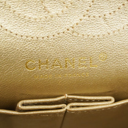 Chanel Shoulder Bag 2.55 Matelasse Leather Gold Hardware Women's