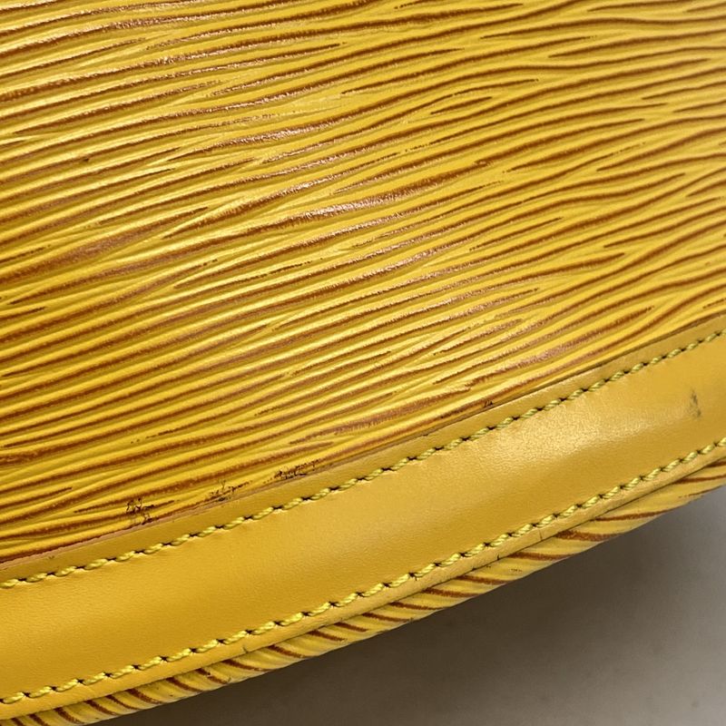 Louis Vuitton Shoulder Bag Epi Saint-Jacques Shopping M52269 Jaune Ladies