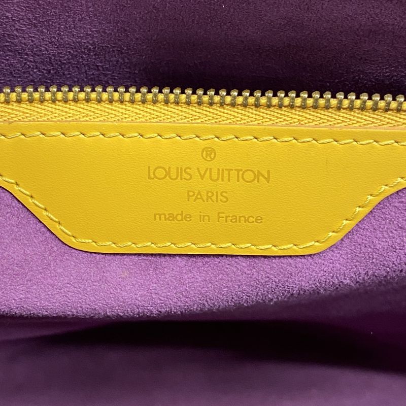 Louis Vuitton Shoulder Bag Epi Saint-Jacques Shopping M52269 Jaune Ladies