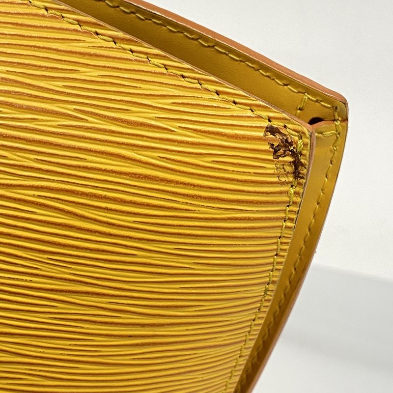 Louis Vuitton Shoulder Bag Epi Saint-Jacques Shopping M52269 Jaune Ladies