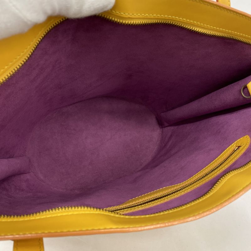 Louis Vuitton Shoulder Bag Epi Saint-Jacques Shopping M52269 Jaune Ladies