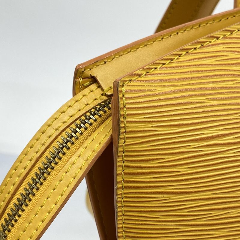 Louis Vuitton Shoulder Bag Epi Saint-Jacques Shopping M52269 Jaune Ladies