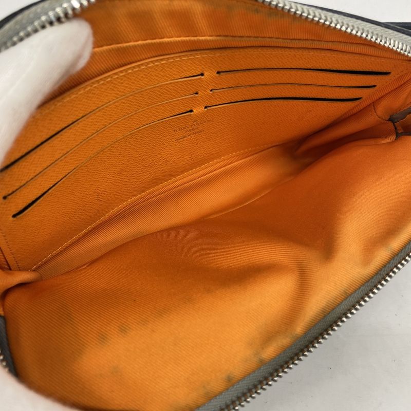 Louis Vuitton Clutch Bag Monogram Satellite Alpha Clutch M44171 Gray Men's