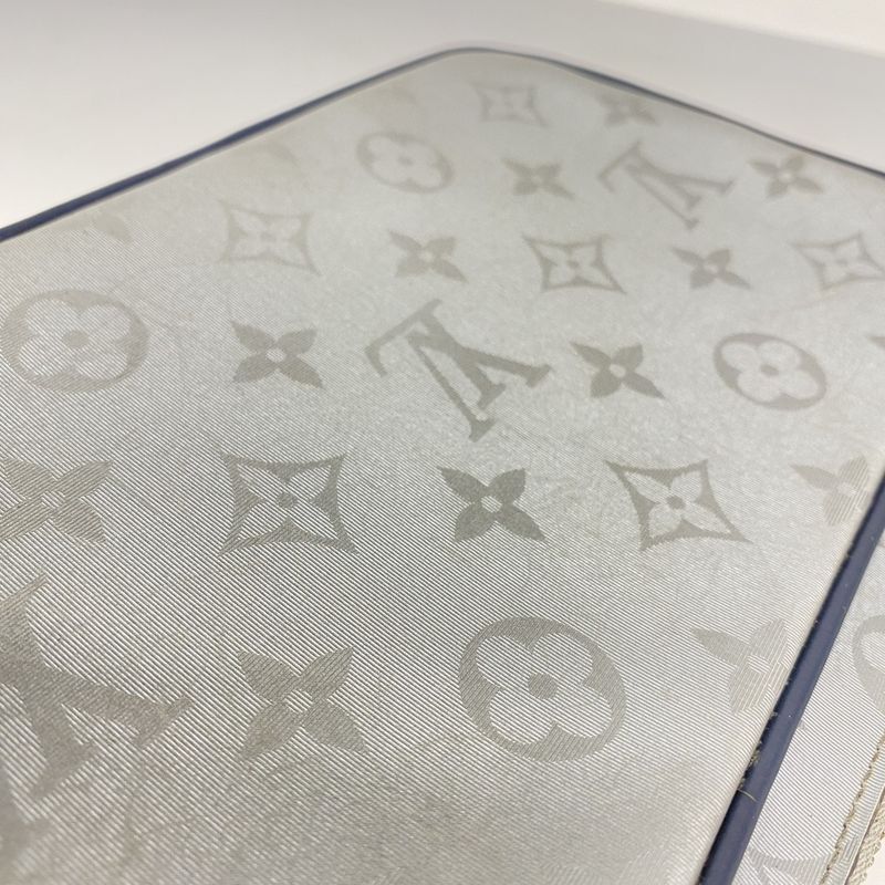 Louis Vuitton Clutch Bag Monogram Satellite Alpha Clutch M44171 Gray Men's