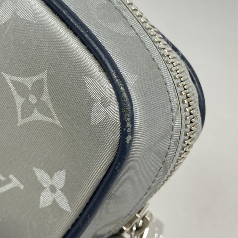 Louis Vuitton Clutch Bag Monogram Satellite Alpha Clutch M44171 Gray Men's