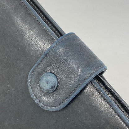 Chanel Long Wallet Lambskin Black Gold Hardware Women's