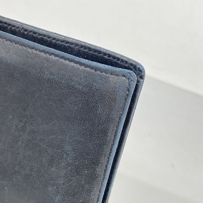 Chanel Long Wallet Lambskin Black Gold Hardware Women's