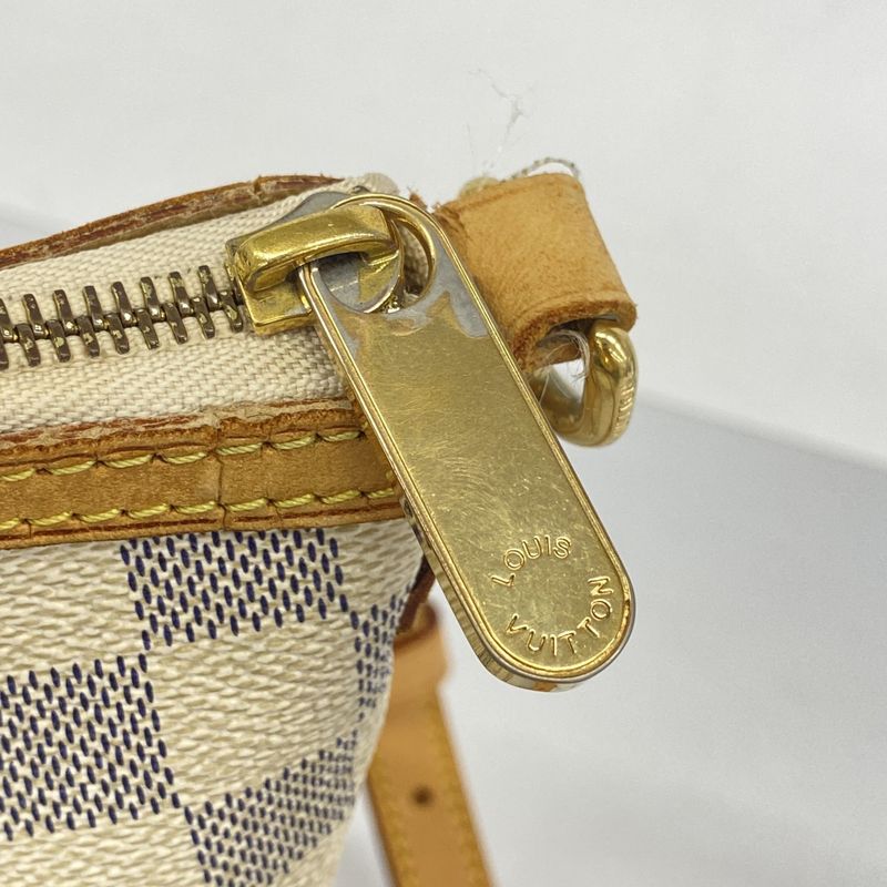 Louis Vuitton Shoulder Bag Damier Azure Syracuse PM N41113 White Ladies
