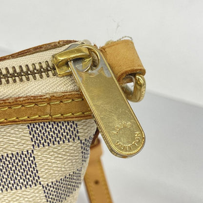 Louis Vuitton Shoulder Bag Damier Azure Syracuse PM N41113 White Ladies