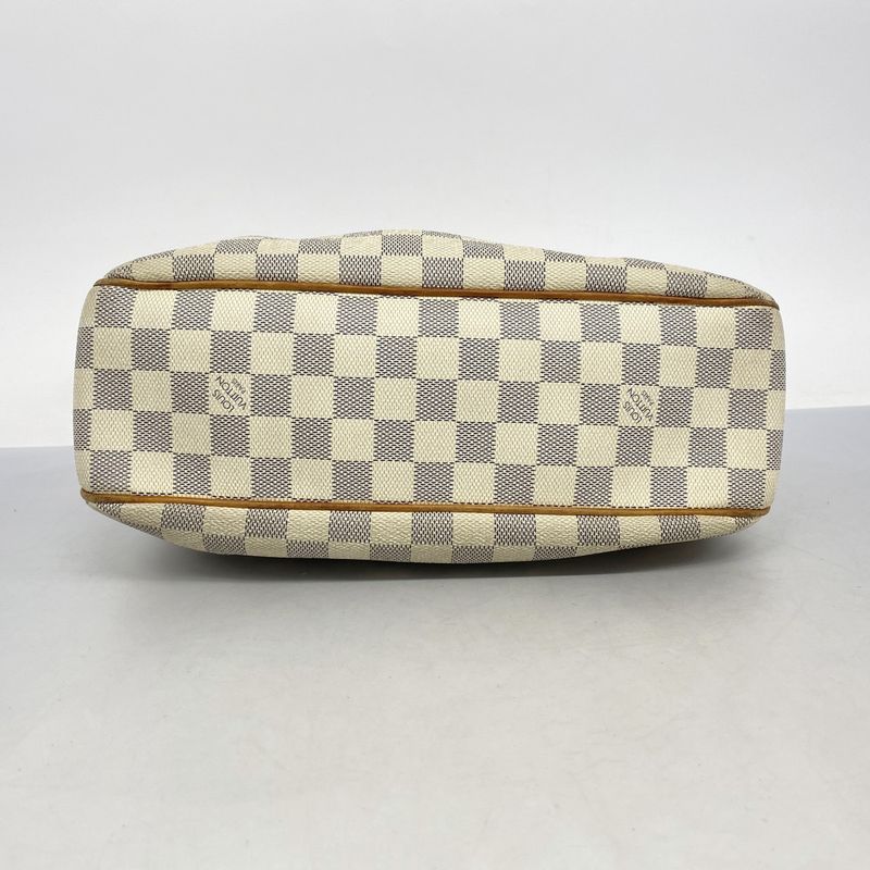 Louis Vuitton Shoulder Bag Damier Azure Syracuse PM N41113 White Ladies