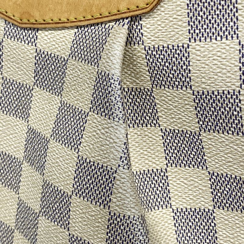 Louis Vuitton Shoulder Bag Damier Azure Syracuse PM N41113 White Ladies