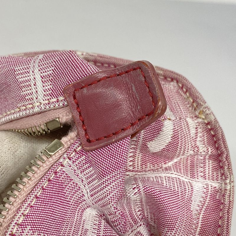 Chanel Tote Bag New Travel Nylon Pink Silver Hardware Women's