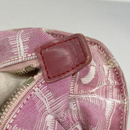 Chanel Tote Bag New Travel Nylon Pink Silver Hardware Women's