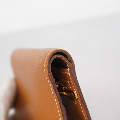 Hermes Wallet Bearn Compact Vaux Epson Gold Hardware Y Engraved Ladies