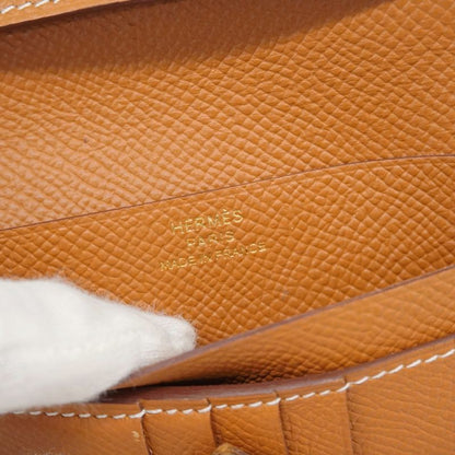 Hermes Wallet Bearn Compact Vaux Epson Gold Hardware Y Engraved Ladies