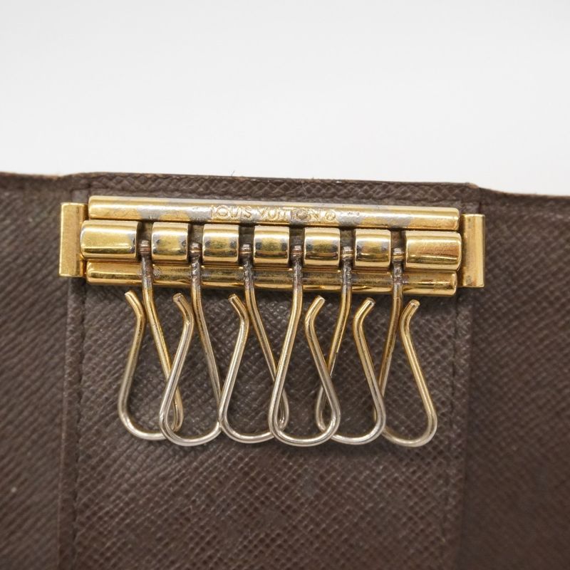 Louis Vuitton Key Case Damier Multicles 6 N62630 Ebene Men's Women's Unisex