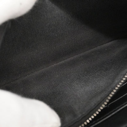 Christian Dior Long Wallet Oblique Canvas Navy Beige Silver Hardware Men's