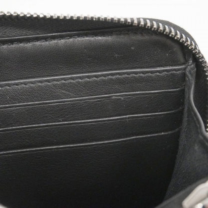 Christian Dior Long Wallet Oblique Canvas Navy Beige Silver Hardware Men's