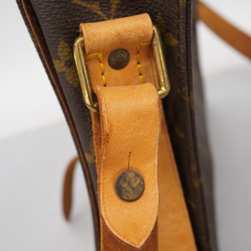 Louis Vuitton Shoulder Bag Monogram Cartesier GM M51252 Brown Ladies