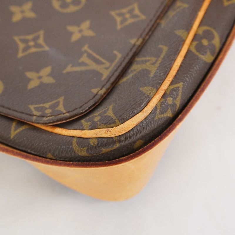 Louis Vuitton Shoulder Bag Monogram Cartesier GM M51252 Brown Ladies