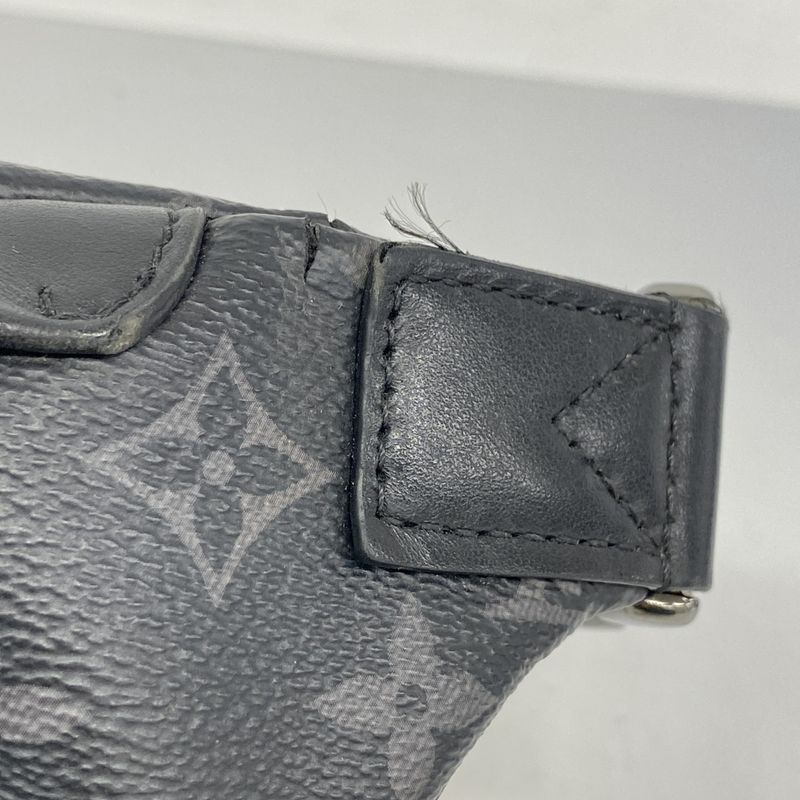 Louis Vuitton Body Bag Monogram Eclipse Discovery Bum Bag PM M46035 Black Men's