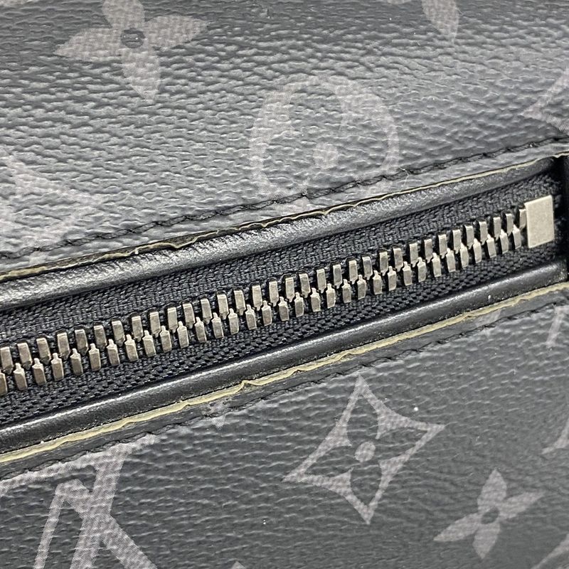 Louis Vuitton Body Bag Monogram Eclipse Discovery Bum Bag PM M46035 Black Men's