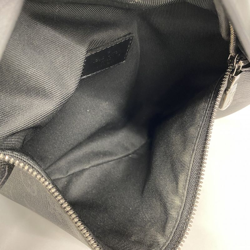 Louis Vuitton Body Bag Monogram Eclipse Discovery Bum Bag PM M46035 Black Men's