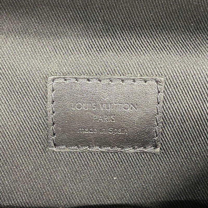 Louis Vuitton Body Bag Monogram Eclipse Discovery Bum Bag PM M46035 Black Men's