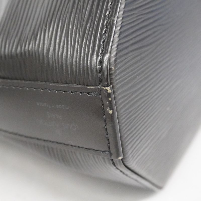 Louis Vuitton Shoulder Bag Epi Sac Depaul PM M80157 Noir Black Women's