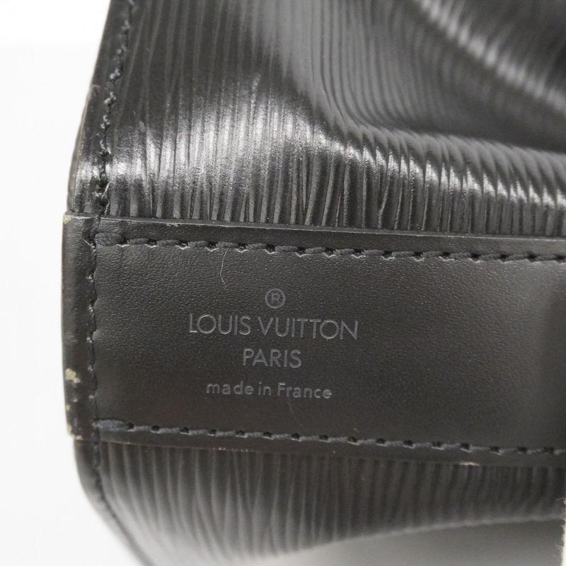 Louis Vuitton Shoulder Bag Epi Sac Depaul PM M80157 Noir Black Women's