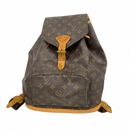 Louis Vuitton Backpack/daypack Monogram Montsouris M51135 Brown Women's