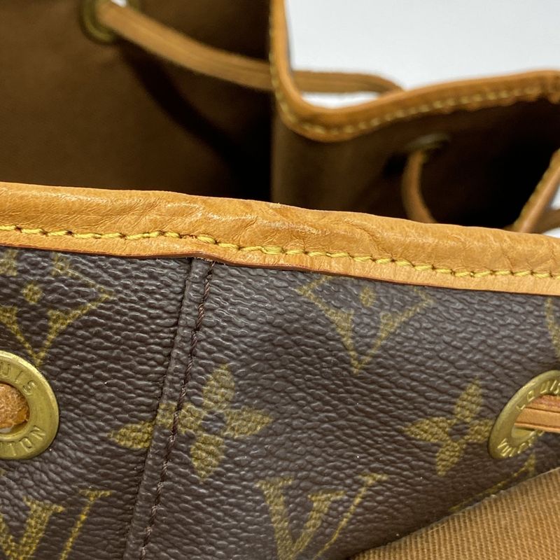 Louis Vuitton Backpack/daypack Monogram Montsouris M51135 Brown Women's