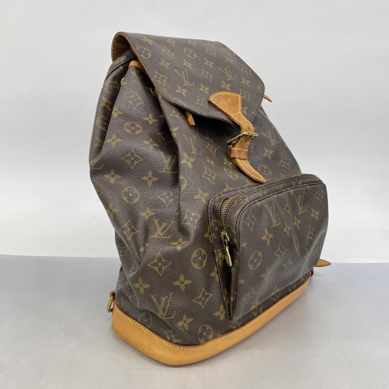 Louis Vuitton Backpack/daypack Monogram Montsouris M51135 Brown Women's