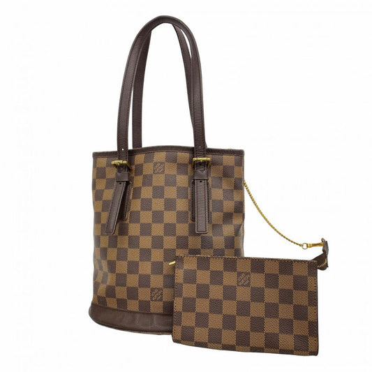 Louis Vuitton Tote Bag Damier Marais N42240 Ebene Ladies