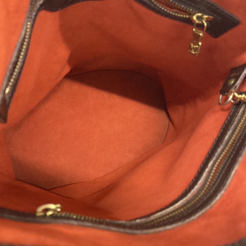 Louis Vuitton Tote Bag Damier Marais N42240 Ebene Ladies