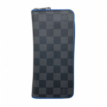 Louis Vuitton Long Wallet Damier Graphite Zippy Wallet Vertical N64436 Black