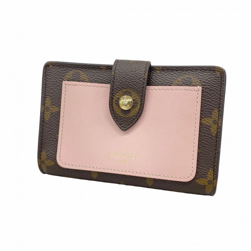Louis Vuitton Wallet Monogram Portefeuille Juliette M80973 Rose Ballerine