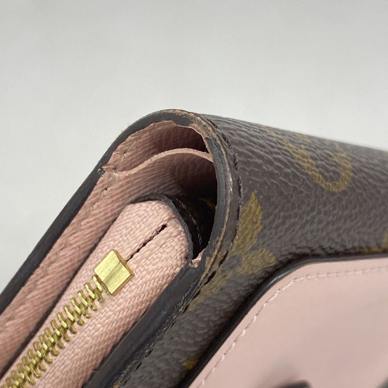 Louis Vuitton Wallet Monogram Portefeuille Juliette M80973 Rose Ballerine